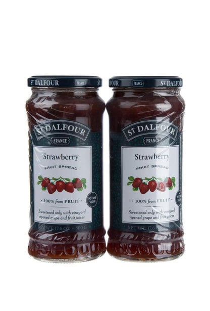 St Dalfour Strawberry Jam 500 g x
2 pk