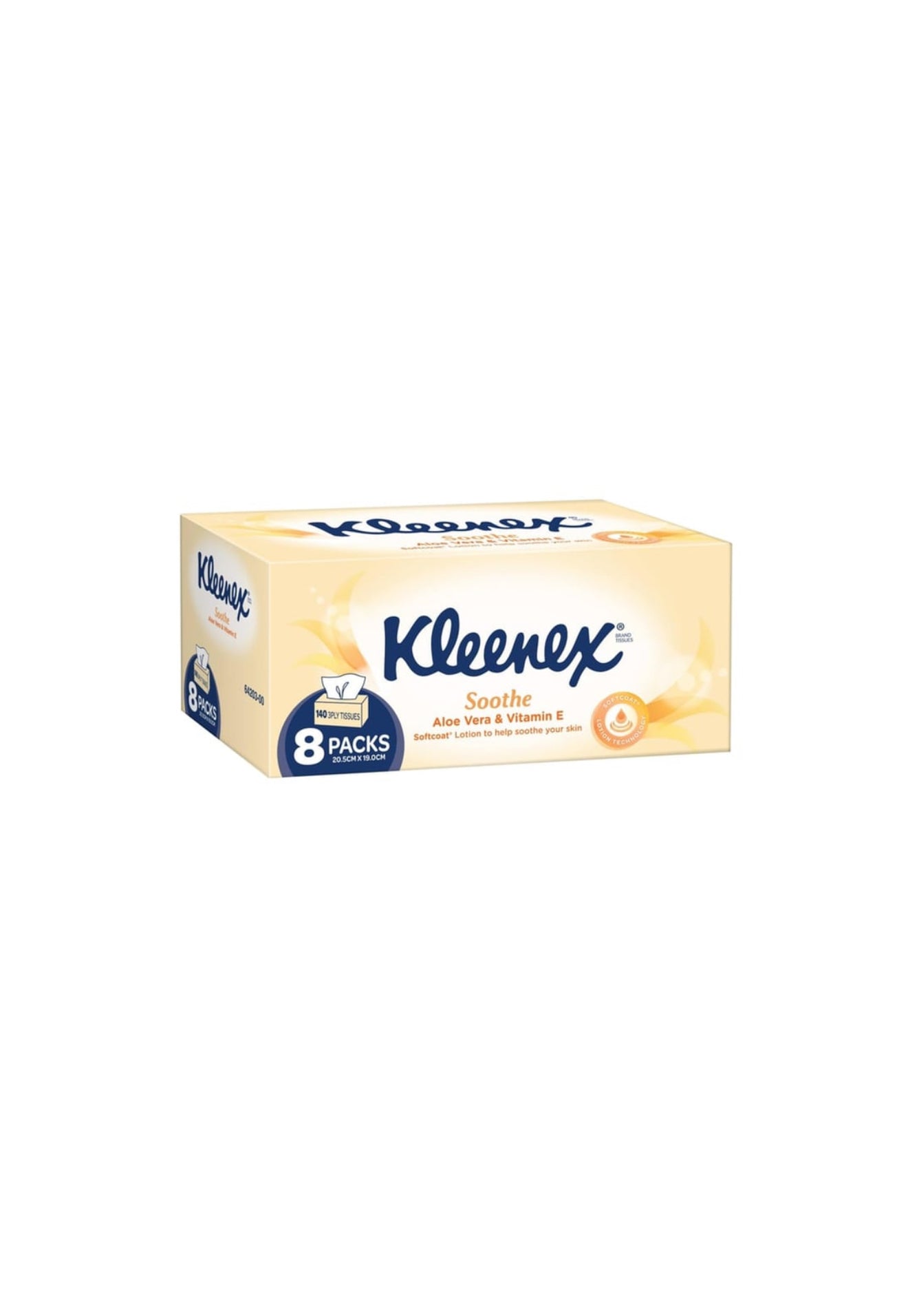 Kleenex Aloe Vera Facial Tissues
Sheets 140 x 8 pk