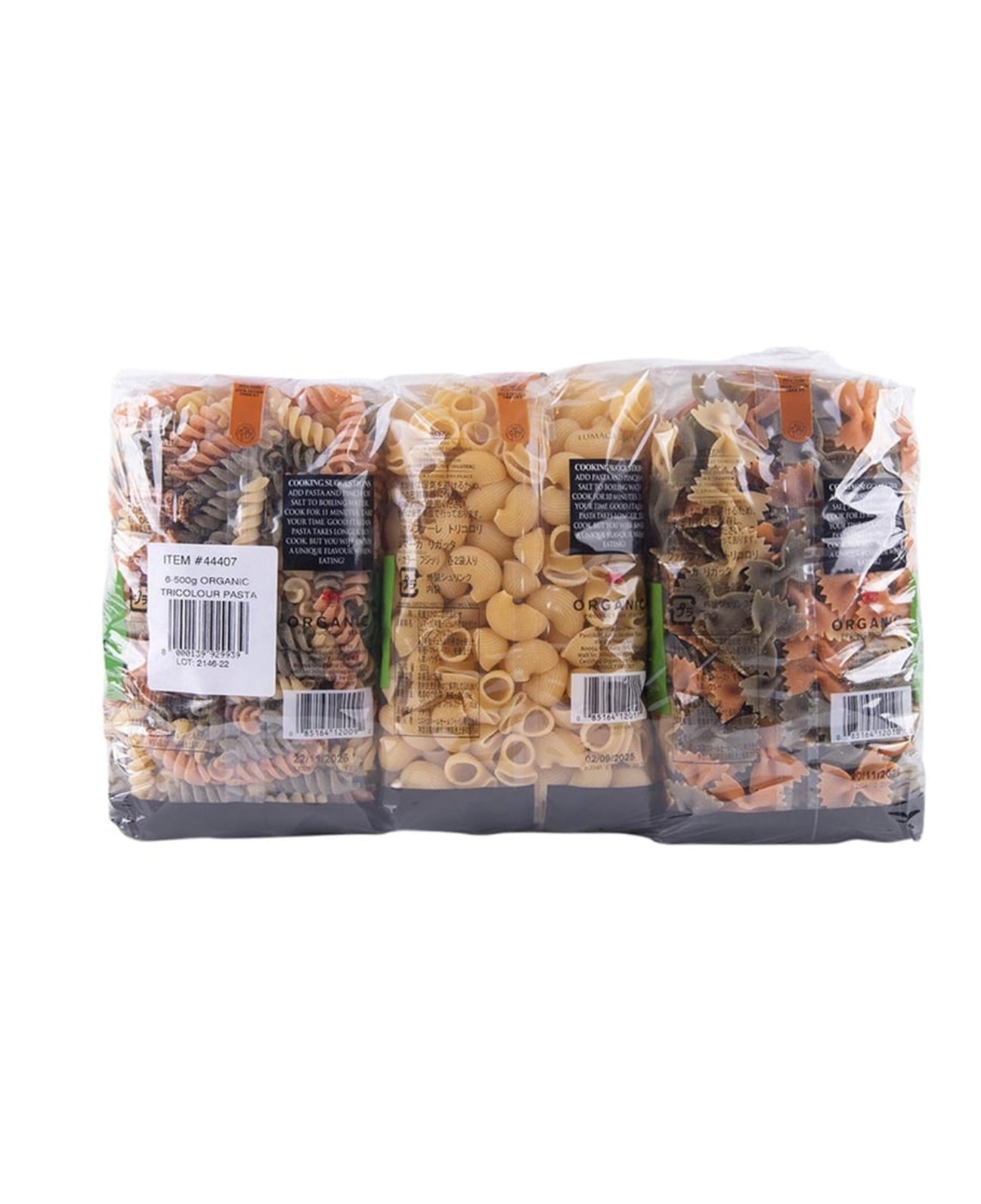 Garofalo Organic Tri Colour Pasta
(500 g x 6 pk)