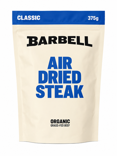 Barbell Air Dried Steak Classic Spice Organic Grass-Fed Beef 375g