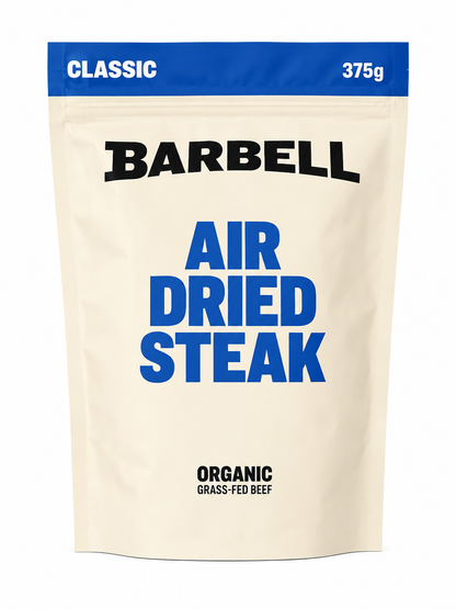 Barbell Air Dried Steak Classic Spice Organic Grass-Fed Beef 375g