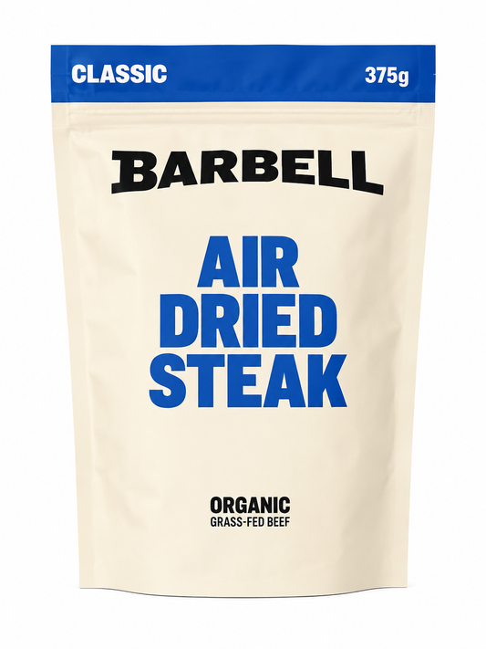 Barbell Air Dried Steak Classic Spice Organic Grass-Fed Beef 375g