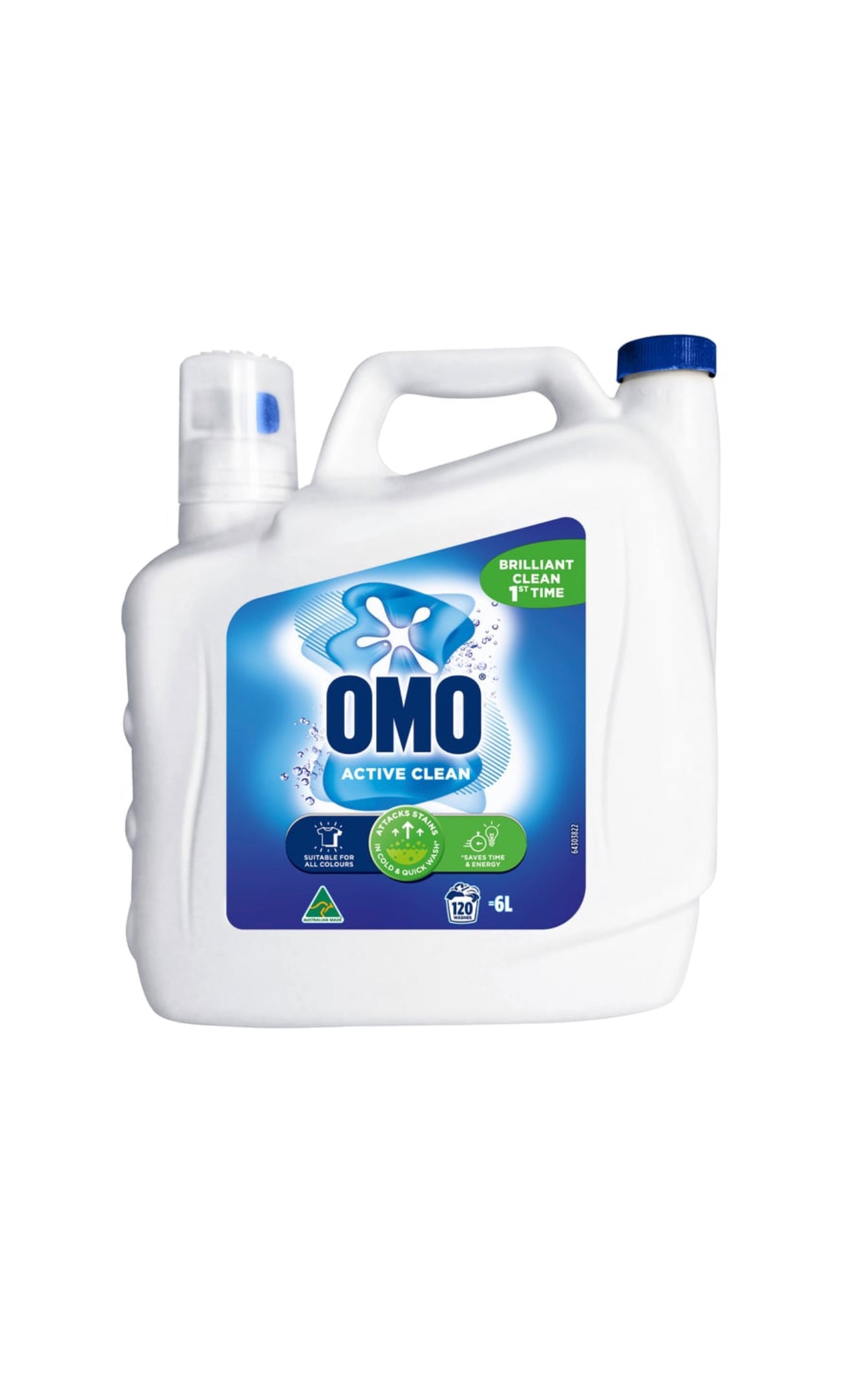 Omo Active Clean Liquid Laundry Detergent 6 L