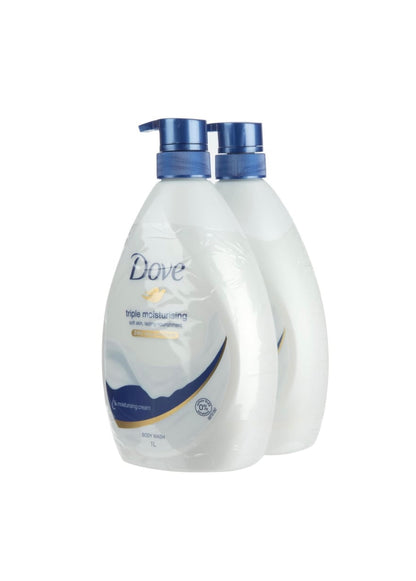 Dove Triple Moisture Body Wash 1L
x2 pk