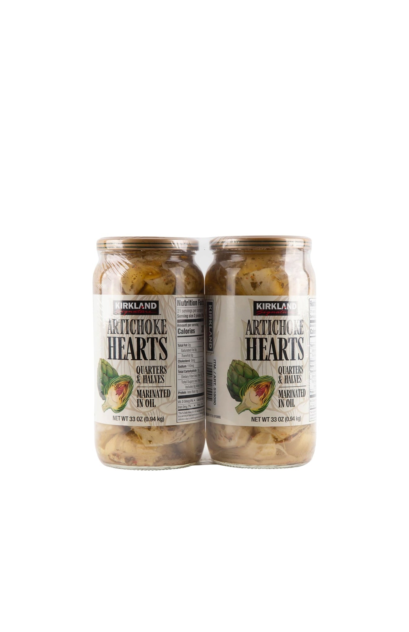 Kirkland Signature Artichoke Hearts
(1.88 kg x 2 pk)