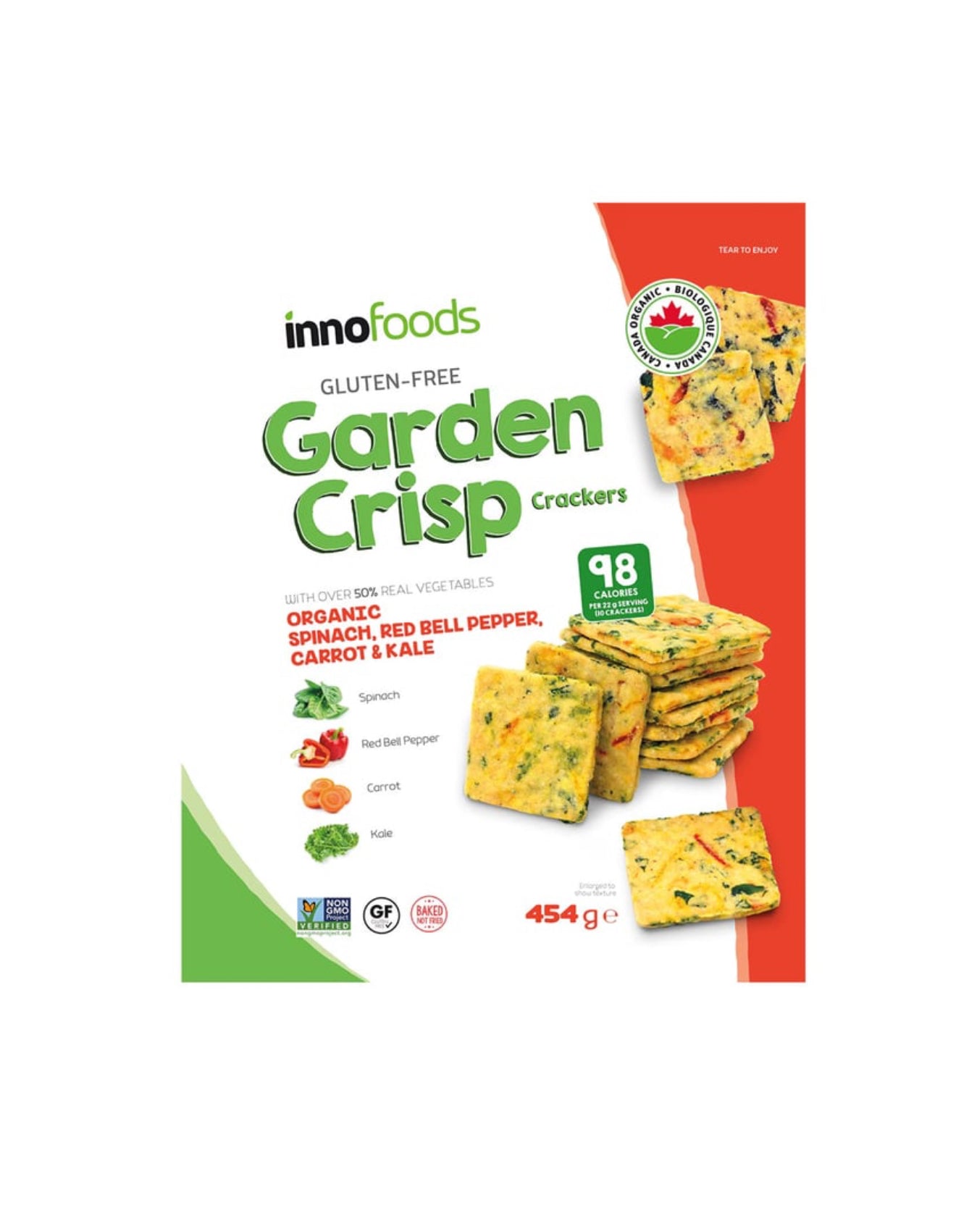 Innofoods Organic Garden Crisps
454 g