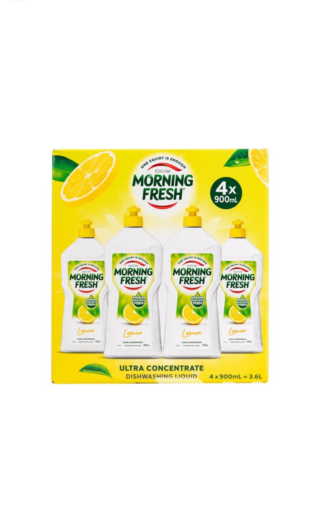 Morning Fresh Dishwasher
Detergent 900 ml x 4 pk