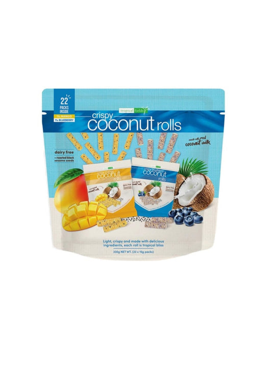 Tropical Fields Coconut Rolls
Multipack 15 g x 22 pk