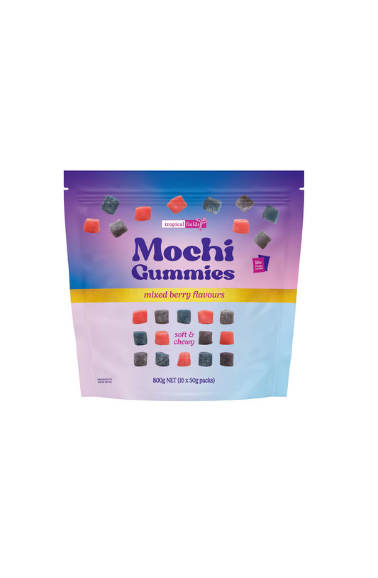 Tropical Fields Mixed Berry Mini
Mochi Gummies 50 g x 16 pk