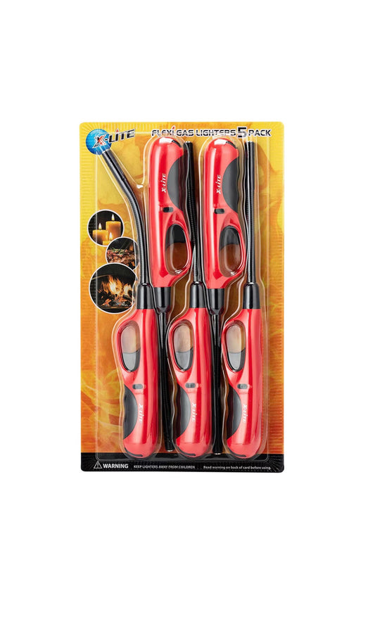 X-Lite Refillable Flexible Gas
Lighter 5 pk