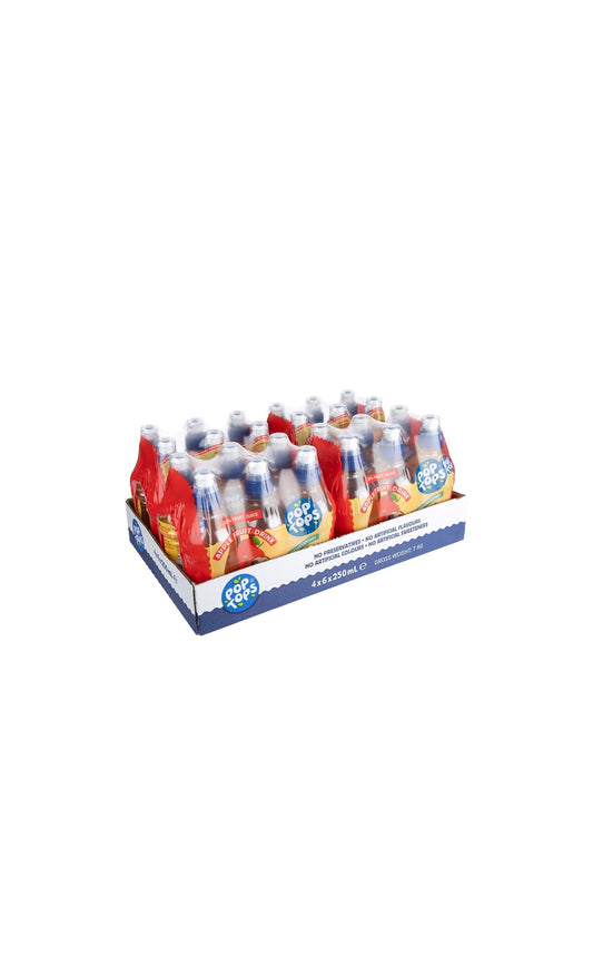 Pop Tops Apple Juice Bottles 250
ml x 24 pk