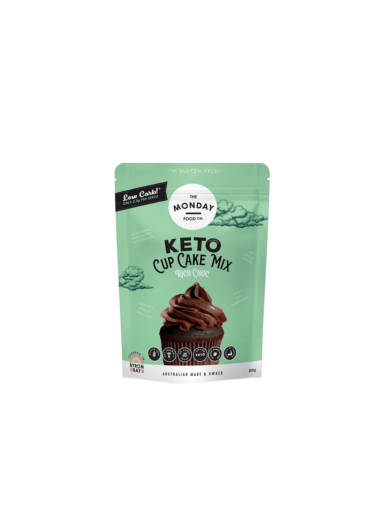 The Monday Food Co Keto Cup
Cake Mix Rich Choc (800 g)