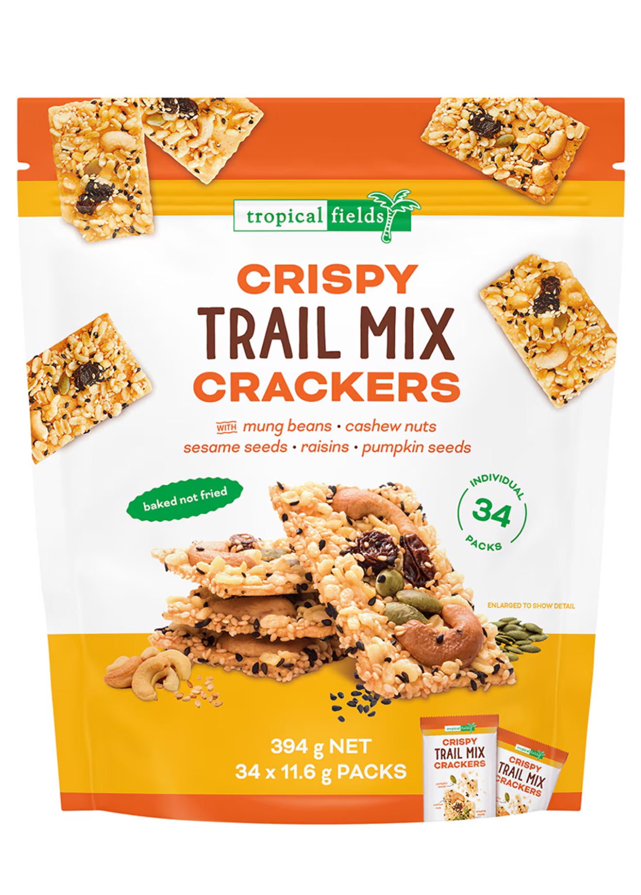 Tropical Fields Crispy Trail Mix
Crackers 394 g