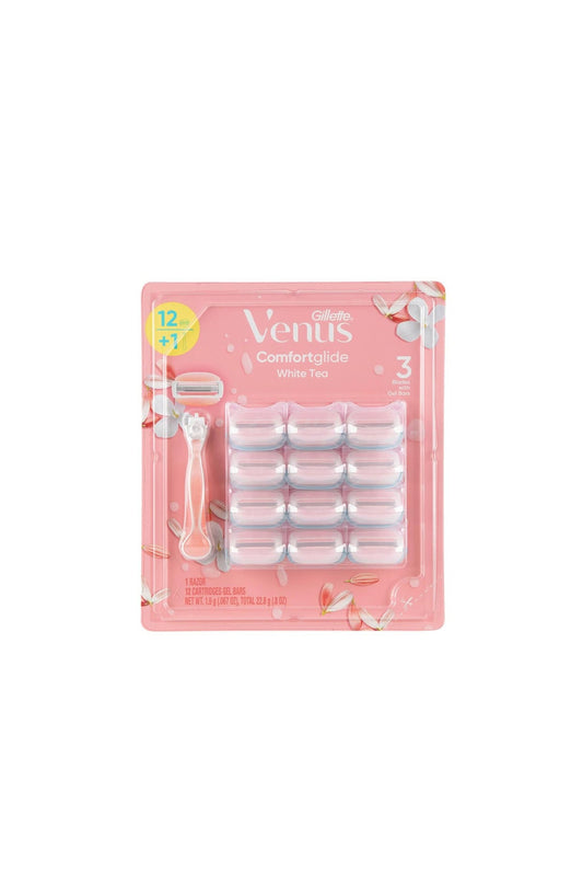 Gillette Venus Comfortglide Handle
Razor + 12 Cartridges