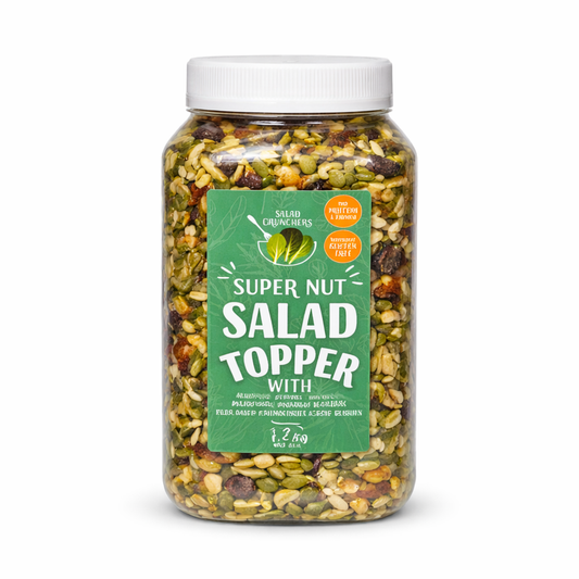 super nut salad topper jar with seeds nuts and dried fruit mix 1.2kg