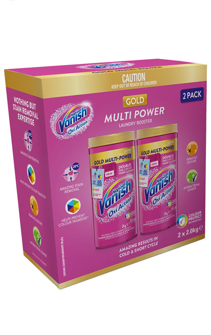 Vanish Napisan Gold Stain Remover
(2 kg x 2pk)