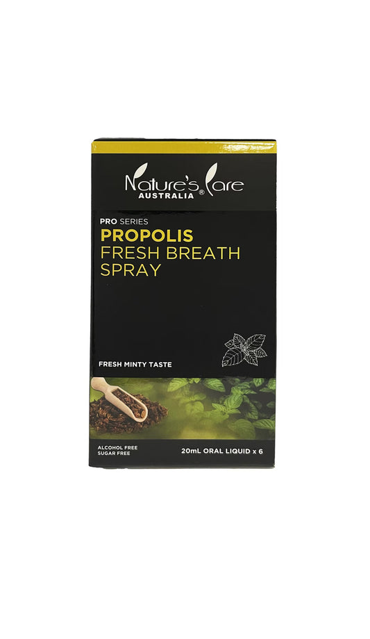 Nature's Care Propolis Fresh Breath
Spray 20 ml x 6 pk