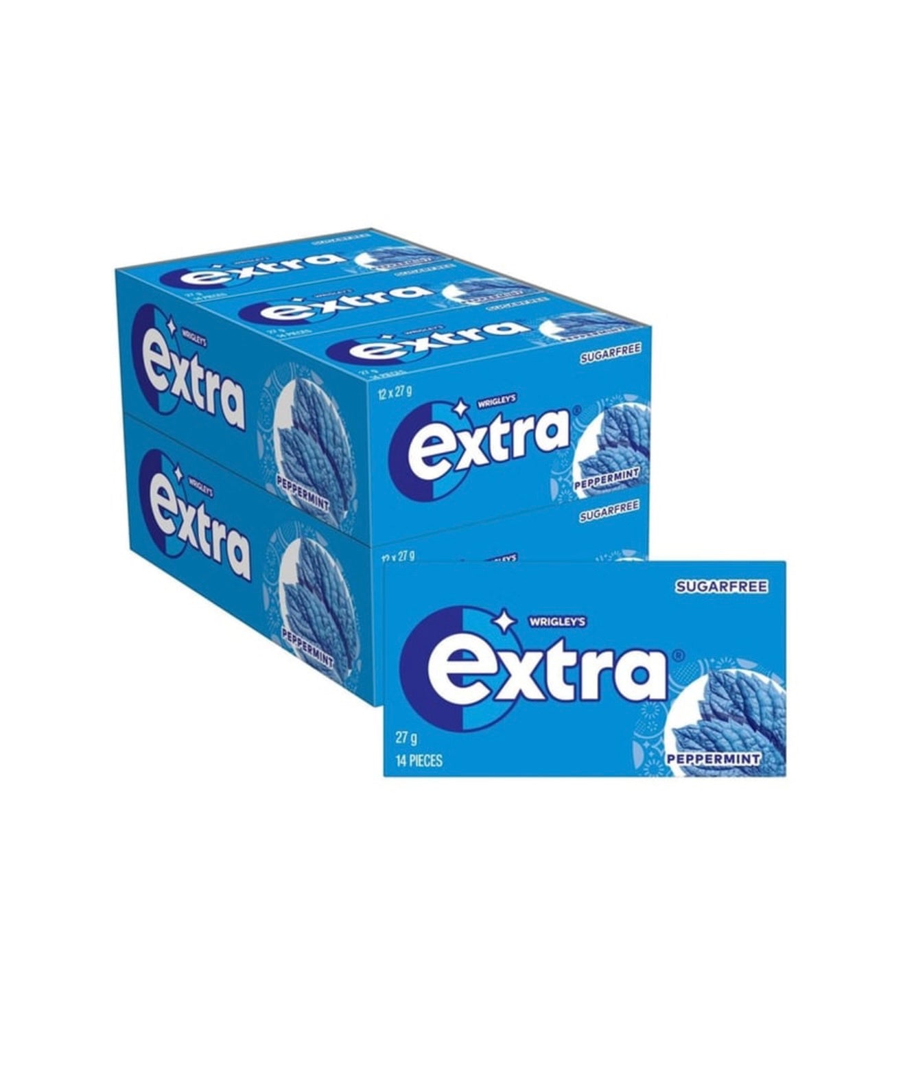 Wrigley's Extra Sugar Free
Peppermint Gum 27 g x 24 ct