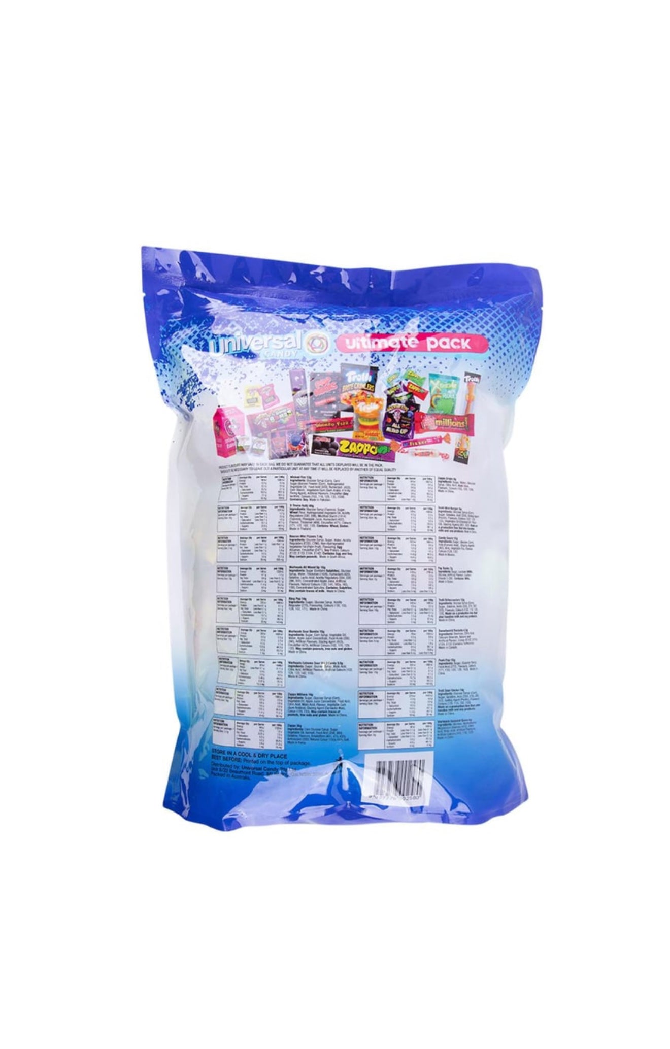 Universal Candies Ultimate Pack
1.34 kg 120 ct