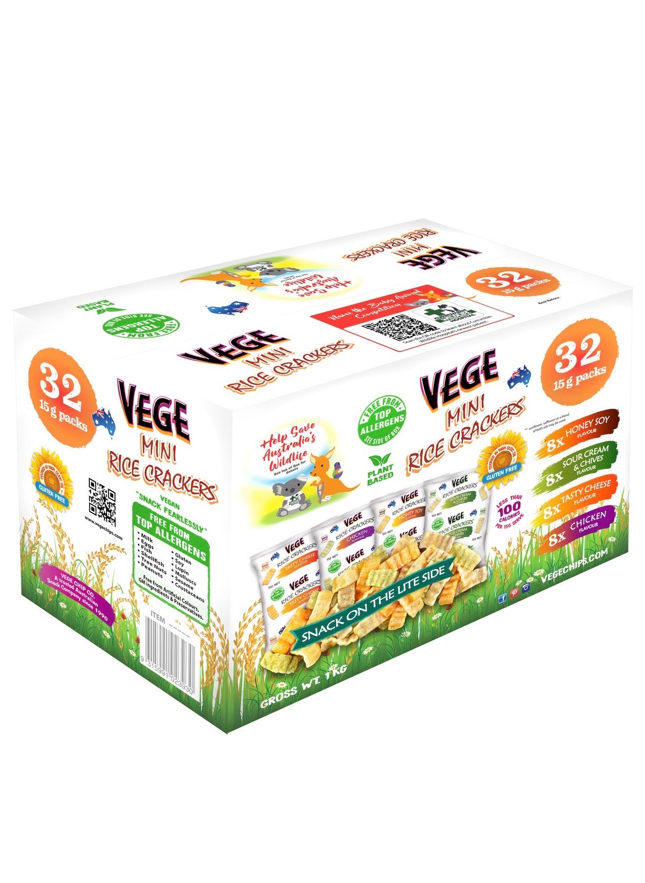 Mini Rice Crackers (15 g × 32 pk)