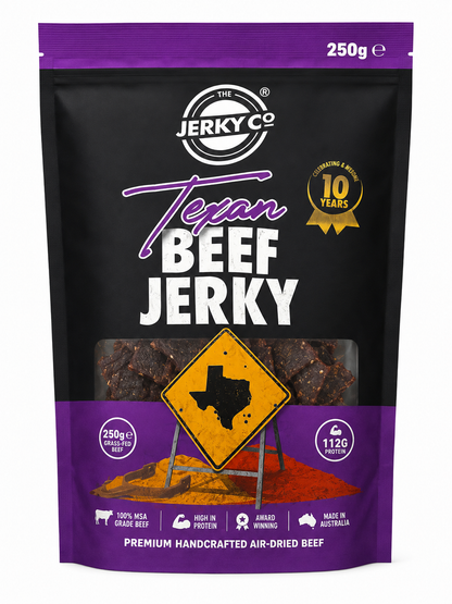 The Jerky Co Texan Beef Jerky 250g