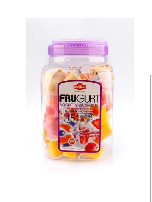 New Choice Frugurt Yogurt Style
Snacks 35 g x 45 pk