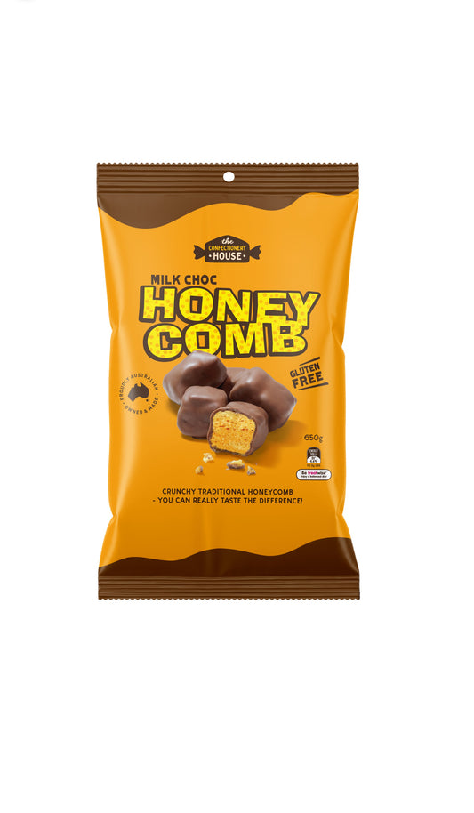 The Confectionery House Milk Chocolate Honeycomb 650 g