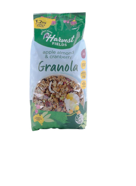 Harvest Fields Apple Cranberry
Granola (1.2 kg)