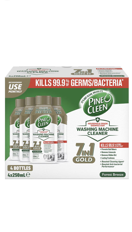 Pine O Cleen Gold Washing Machine Cleaner 250 ml x 4 pk