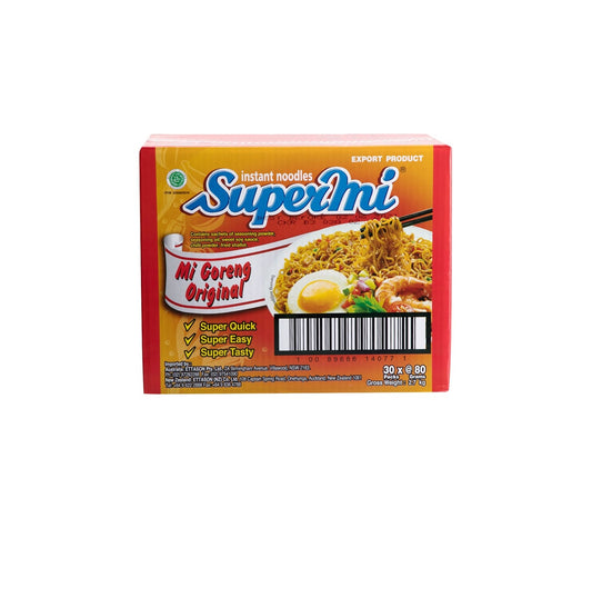 Supermi Mi Goreng Original Instant
Noodle (80 g x 30 pk)