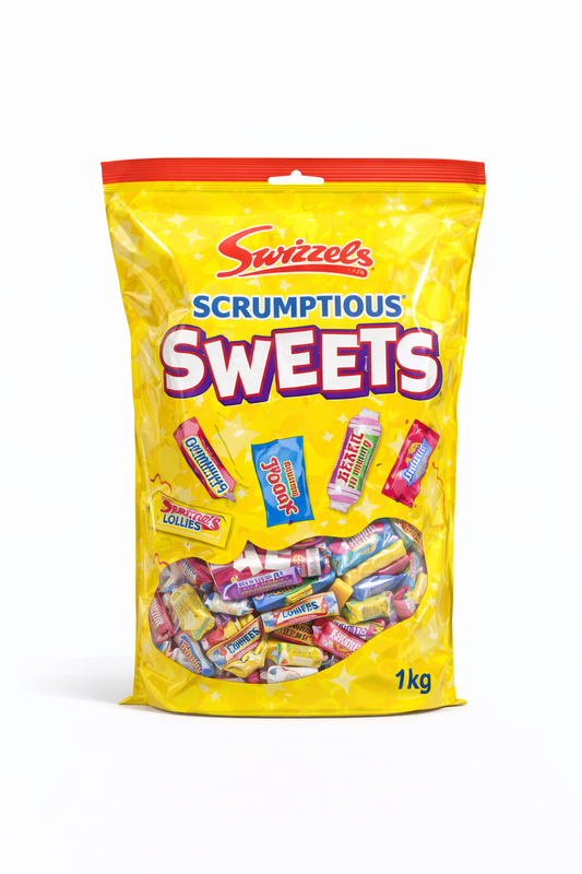 Swizzels Scrumptious Sweets 1kg assorted candy mix bag