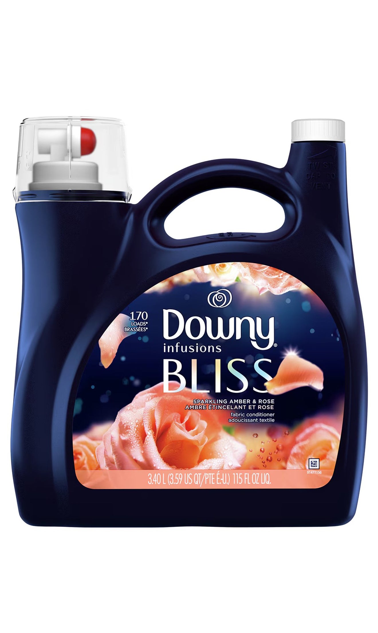 Downy Infusions 170 Loads Bliss
Fabric Softener (3.4 L)