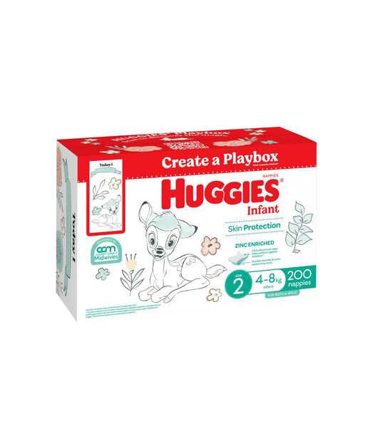 Huggies Unisex Ultimate Nappies
Size 2 Infant