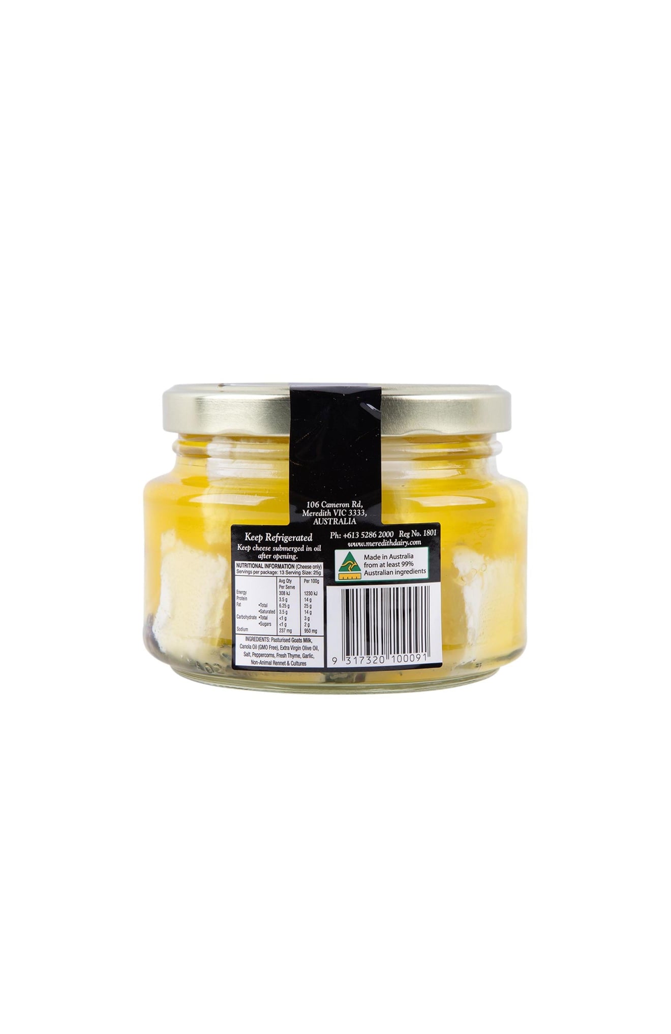 Meredith Dairy Marinated Goat Cheese 550 g