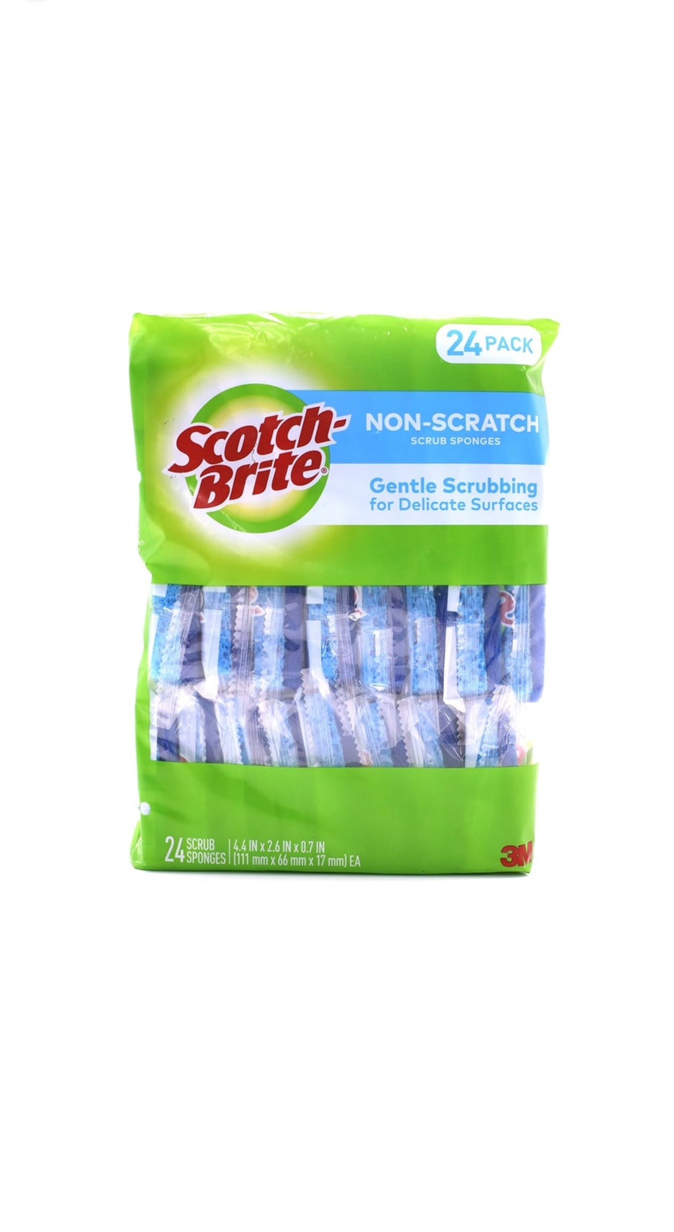 Scotch Brite Non Scratch Scrub
Sponge 24 pk