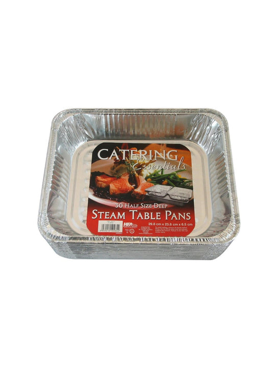 Catering Essentials Half Aluminium
Tray 30 pk