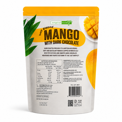 Tropical Fields Dark Chocolate Dipped Mango 454g