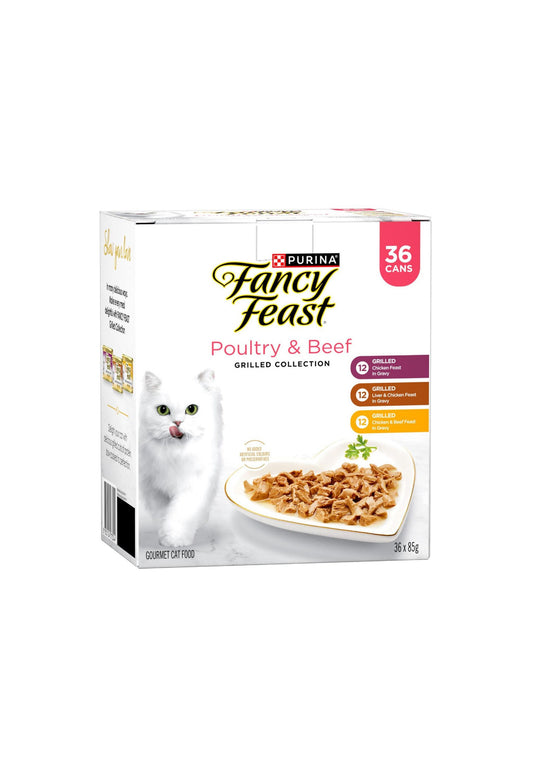 Fancy Feast Poultry and Beef Grilled
Wet Cat Food 85 g x 36 pk
