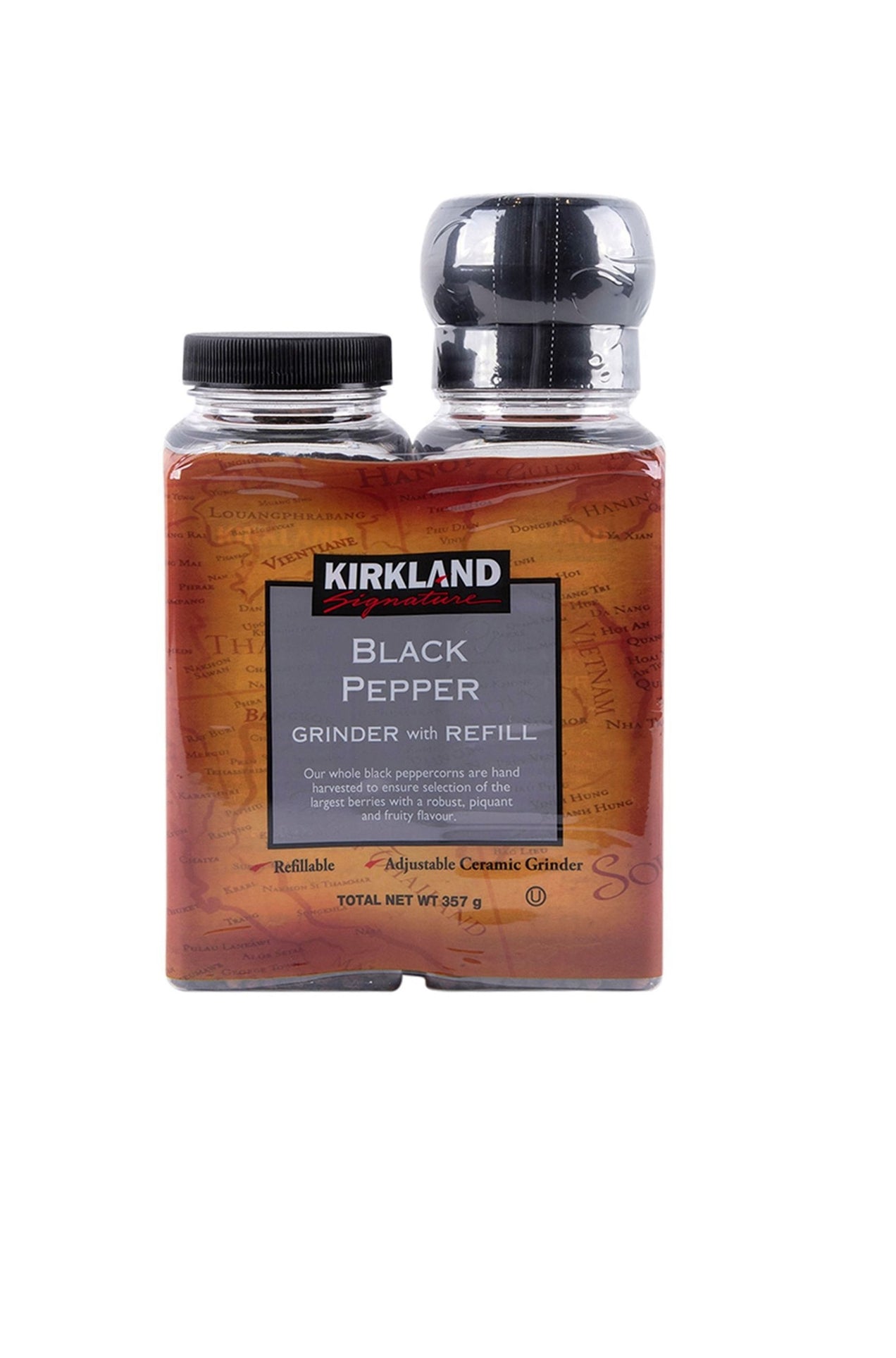 Kirkland Signature Black Pepper
Grinder and Refill (357 g)