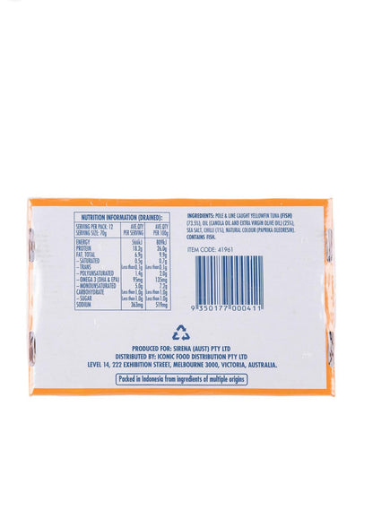 Sirena Tuna with Chilli in Oil (95 g x
12 pk)