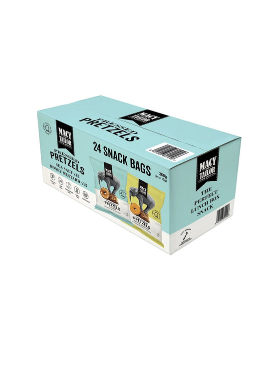 Macy & Tailor Sea Salt & Honey Mustard Pretzels (15 g x 24 pk)