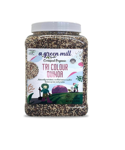 A Green Mill Certified Organic Tri Colour Quinoa 1.8kg