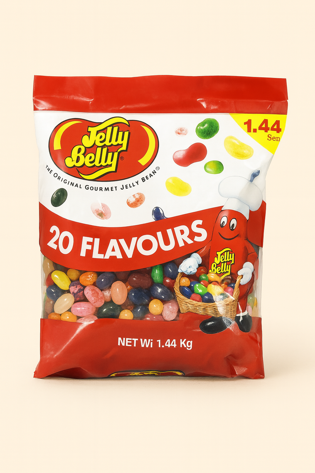 Jelly Belly Gourmet Jelly Bean 20
Assorted Flavours Confectionery 1.44kg
