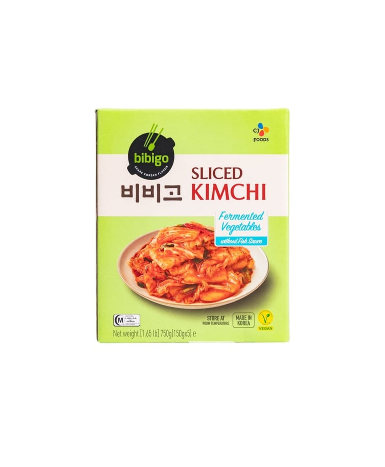 Bibigo Sliced Kimchi (150 g x 5 pk)