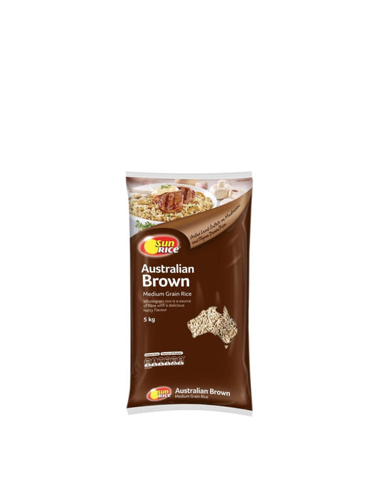 SunRice Medium Grain Brown Rice 5 kg