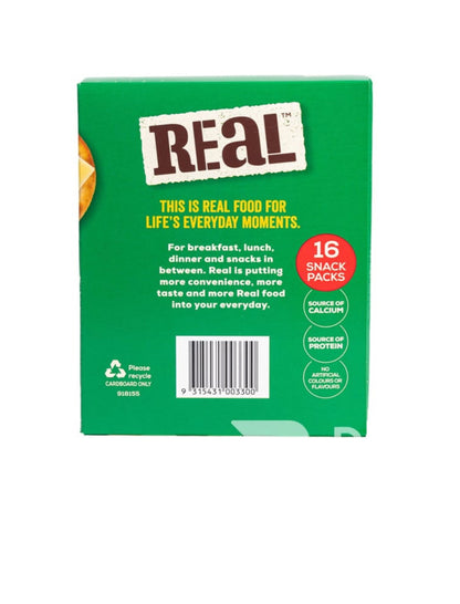 Real Tasty Cheese & Crackers (30 g
x 16 pk)