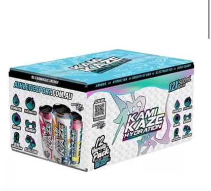 Kamikaze Pre-Workout Energy
Drink Variety Pack 500 ml x 12 pk