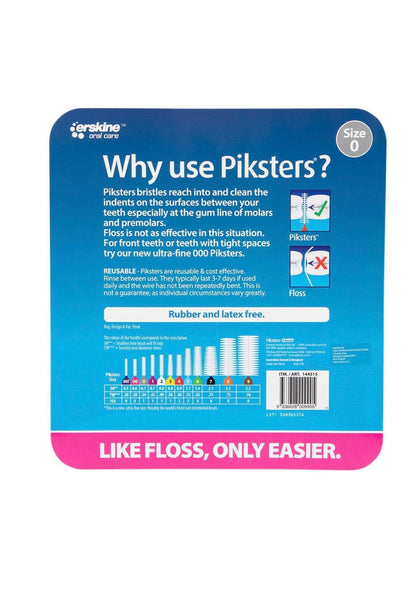 Piksters Interdental Brushes 120 Pack