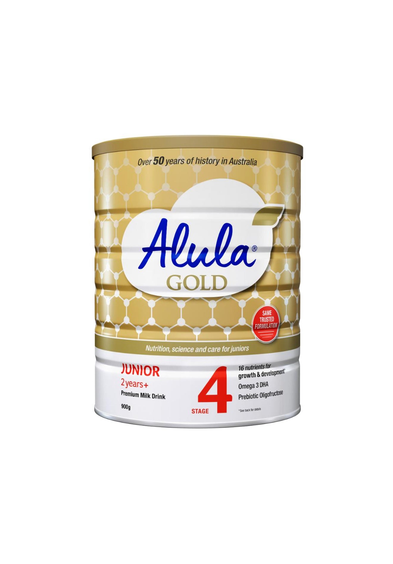 Alula Gold Stage 4 - Junior 2 Years+
Formula Powder 900 g