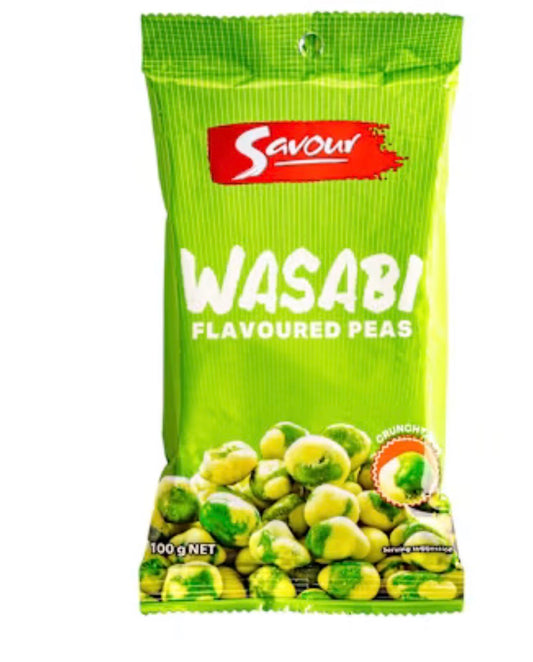 Savour Peas Wasabi Flavoured 100g X 12 X 6